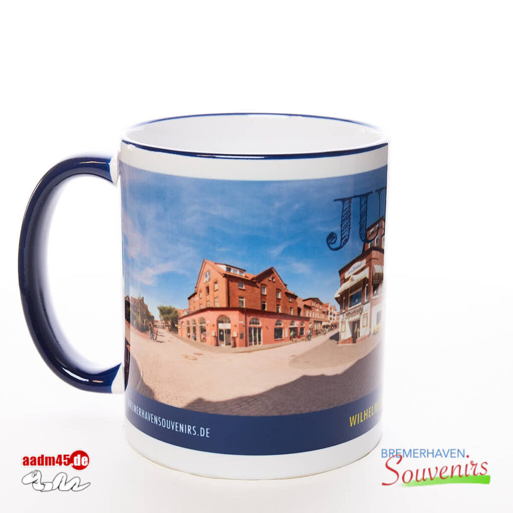 Juist Die Wilhelmstraße Kaffeepott Juistbecher